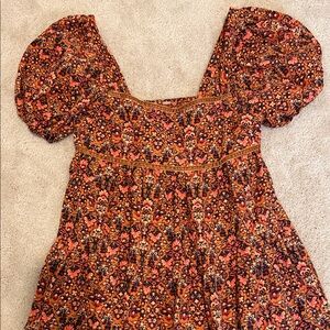 Free People Multicolor Knit Detail